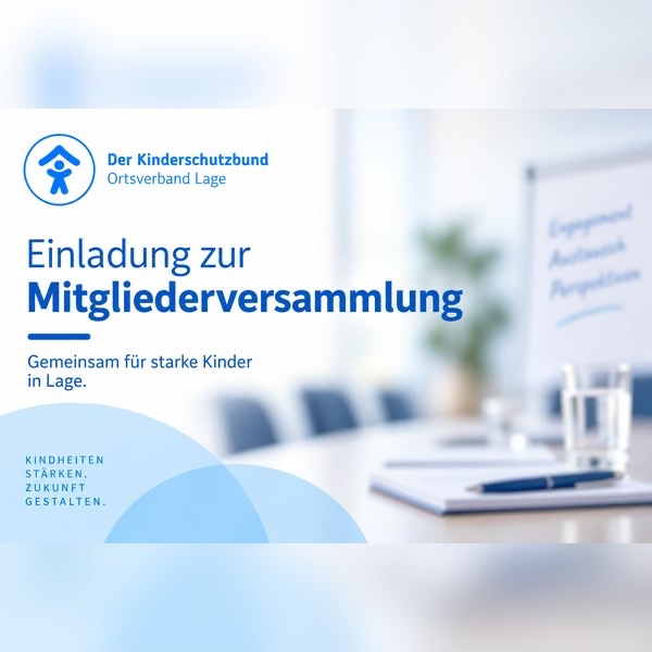 Einladung zur Mitgliederversammlung