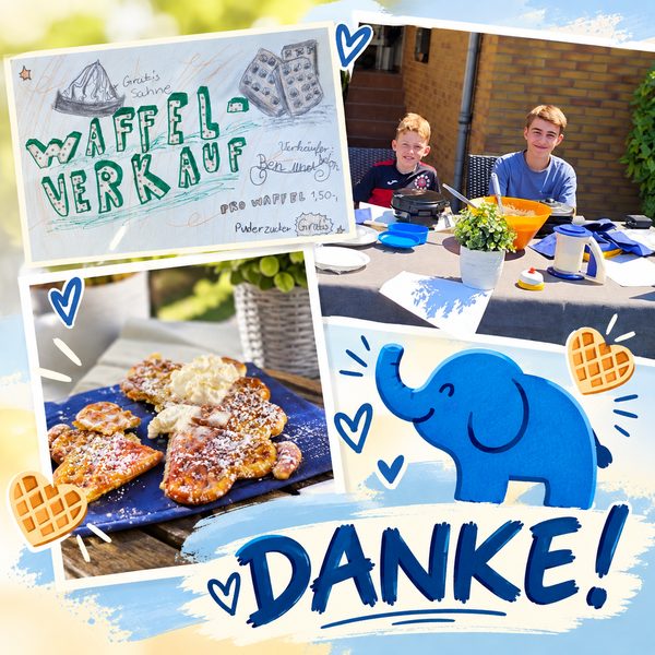 Kinder spenden Kindern